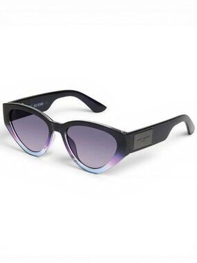 KURT GEIGER LONDON 52mm Gradient Cat Eye Bejeweled Oversized Sunglasses Shoreditch Cat Eye Gold Sunglasses | Kurt Geiger main image 3
